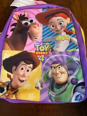 Disney Toy Story 4 Purple & Pink Kids Character Backpack